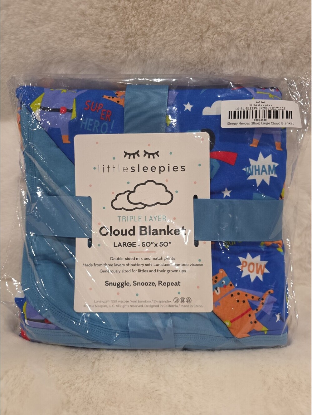 Sleepy Heroes Blue Cloud